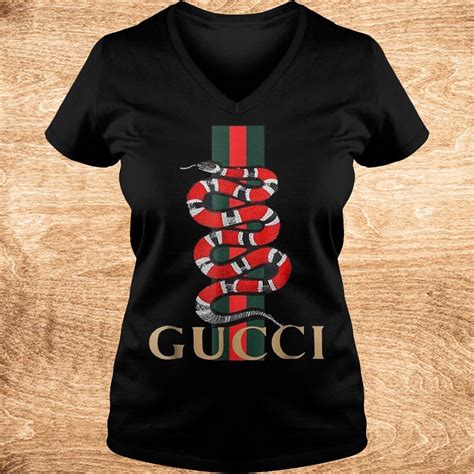 gucci snake red shirt|black Gucci snake shirt.